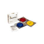 Презервативы Unilatex, multifrutis, аромат, цветные, 19 см, 5,4 см, 3 шт.