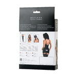 Платье с чокером Glossy Ivy из материала Wetlook, черное, XL