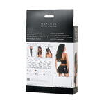 Комплект Glossy Gigi из материала Wetlook, черный, XL