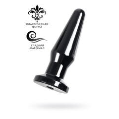 Анальная втулка TOYFA POPO Pleasure Gemini β, TPE, черная, 12,4 см