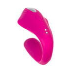 Вибратор для пар A-TOYS Cobrum, силикон, розовый, 9,6 см