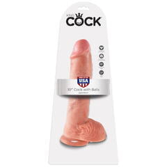 Фаллоимитатор-гигант King Cock 10 Cock with Balls