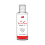Набор Brazilian Panty Sliding Gel Strawberry + повязка (черная)
