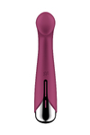 Вибратор для точки G  с ротацией Satisfyer Spinning G-Spot 1, силикон, бордовый, 16,8 см