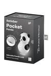 Вакуумно-волновой стимулятор Satisfyer Pocket Panda, силикон, чёрно-белый