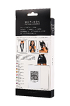 Юбка Glossy Billie из материала Wetlook, черный, XL