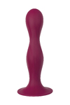 Фаллоимитатор Satisfyer Double Ball-R, силикон, бордовый, 18 см